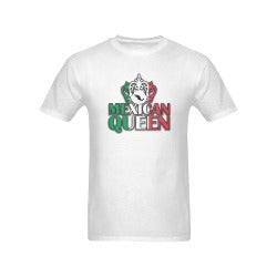 Mexican Queen short sleeve unisex t-shirt red Men's