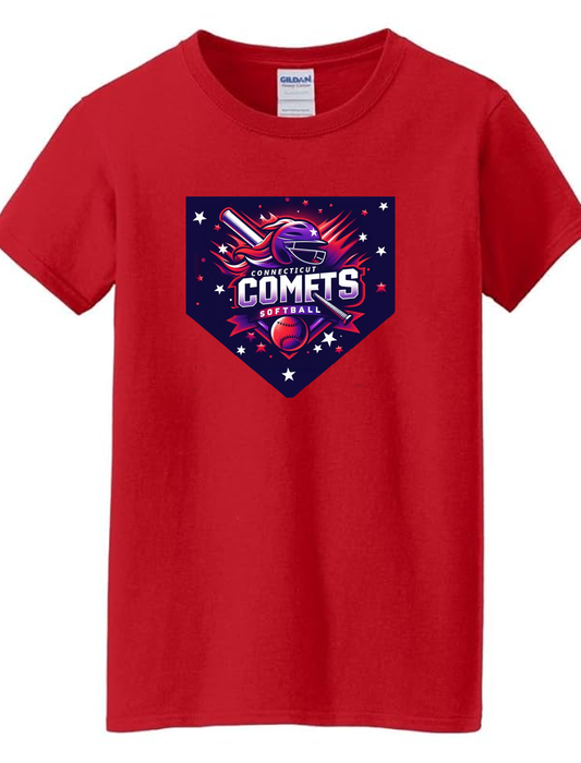 Comets Softball short sleeve t-shirts