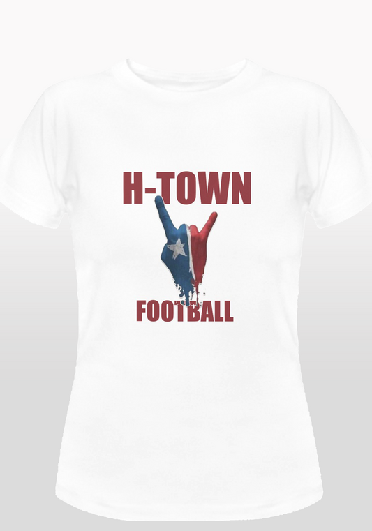 H-Town Football women's short sleeve t-shirt