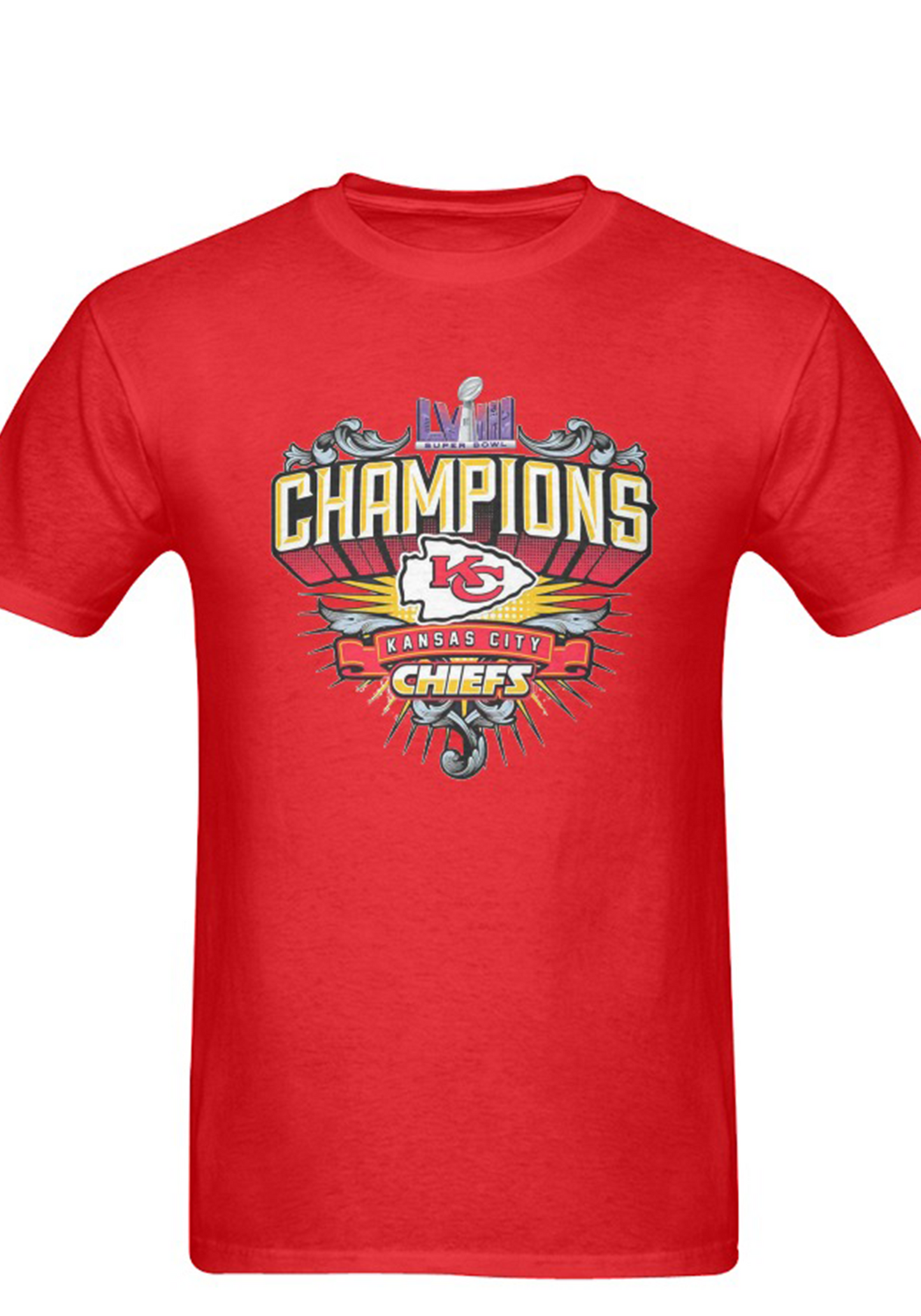 Kansas K C 58 Unisex short sleeve t-shirt red