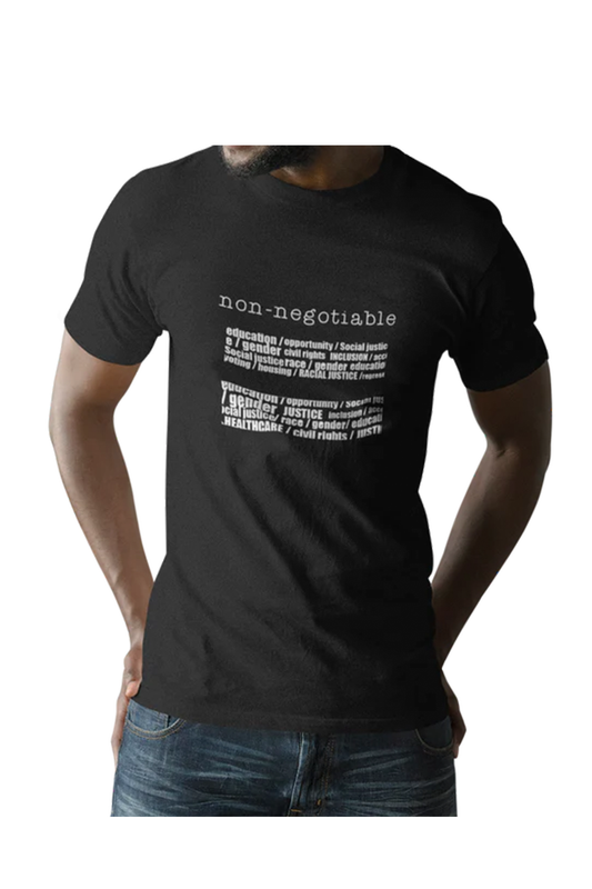 Equality is NON-NEGOTIABLE short sleeve t-shirt