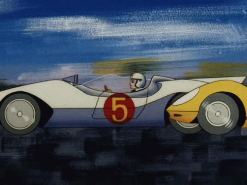 Retro Speed Racer Mach 5 Graphic Unisex T-Shirt – Vintage Anime Racing Tee