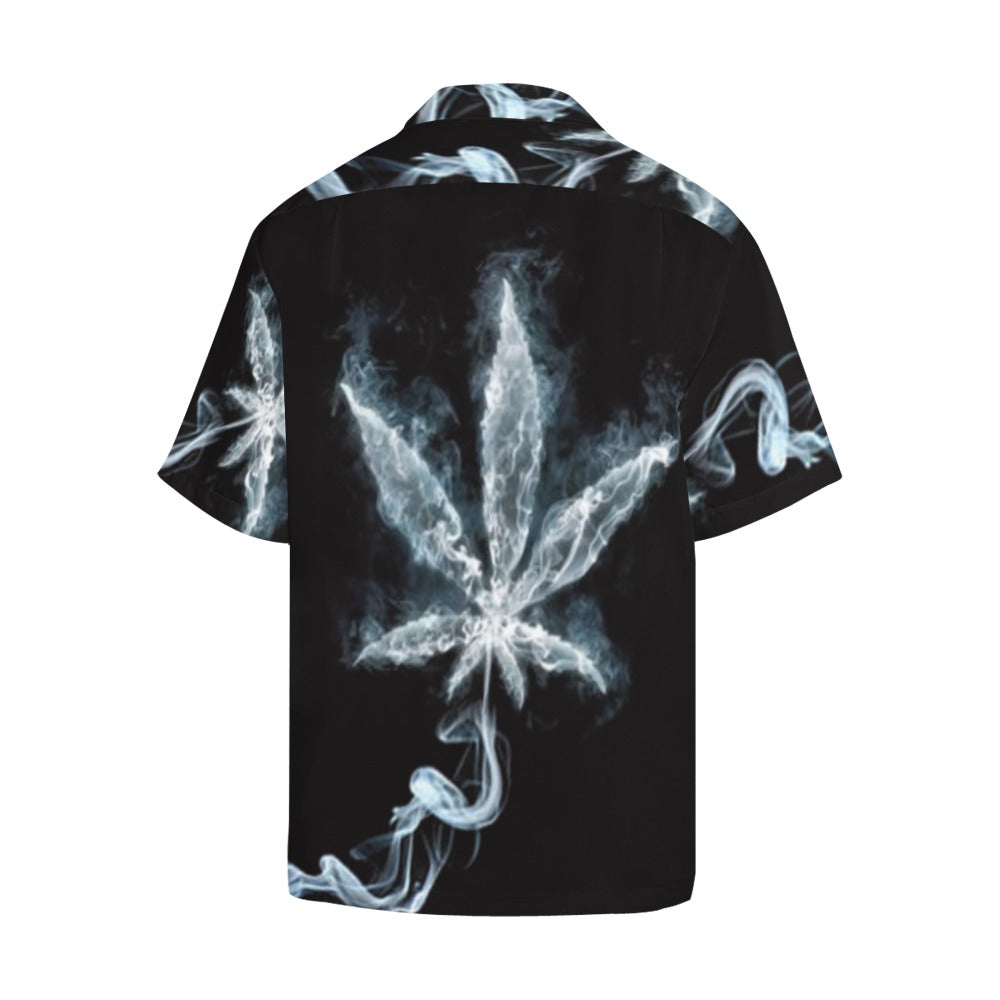 Men's Weed Smoke Hawaiian shirt Hawaiian button up Shirt