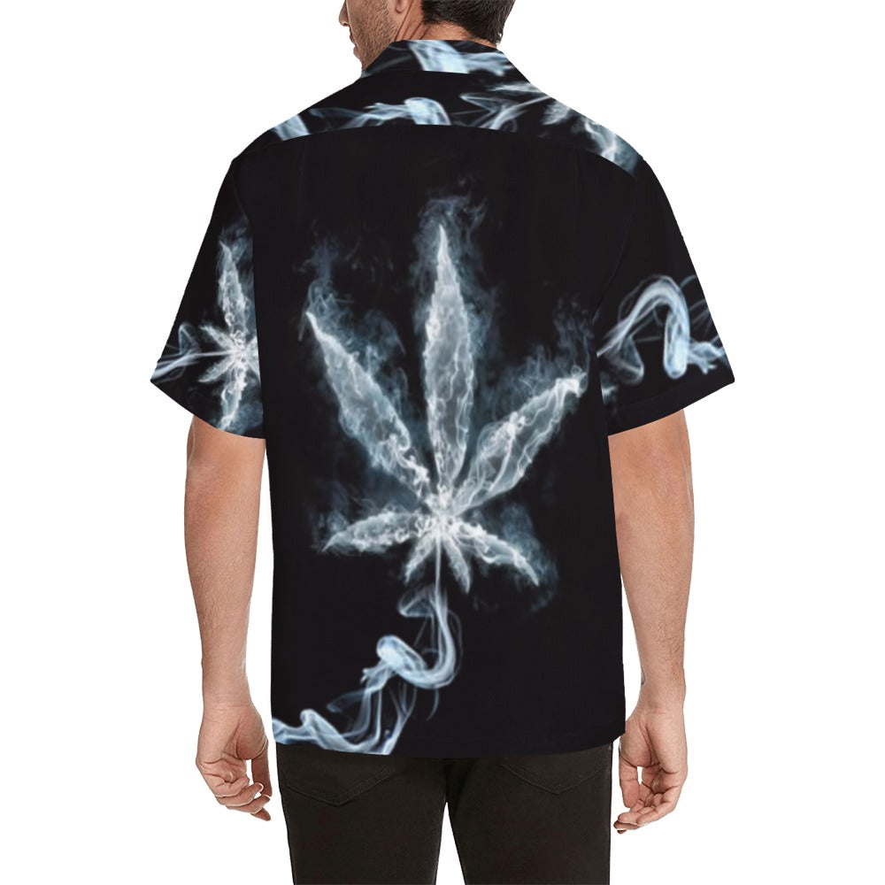 Men's Weed Smoke Hawaiian shirt Hawaiian button up Shirt