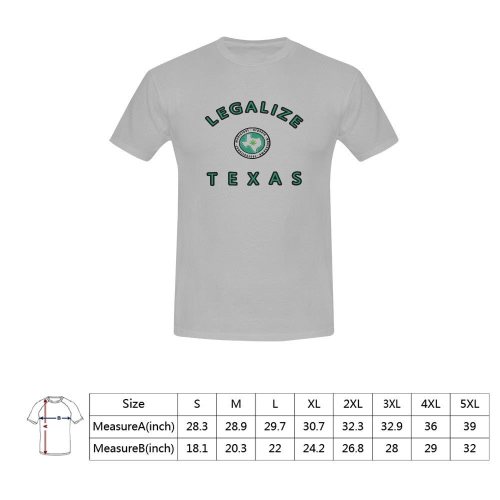 Legalize Texas 420 marijuana weed unisex t-shirt Men's T-Shirt