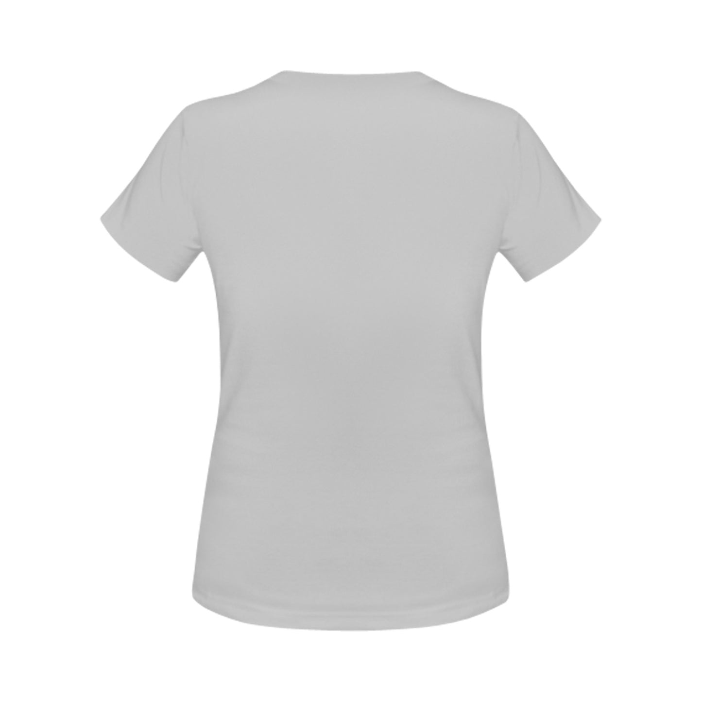 Mexican Queen crown and flag short sleeve women's shirt gray