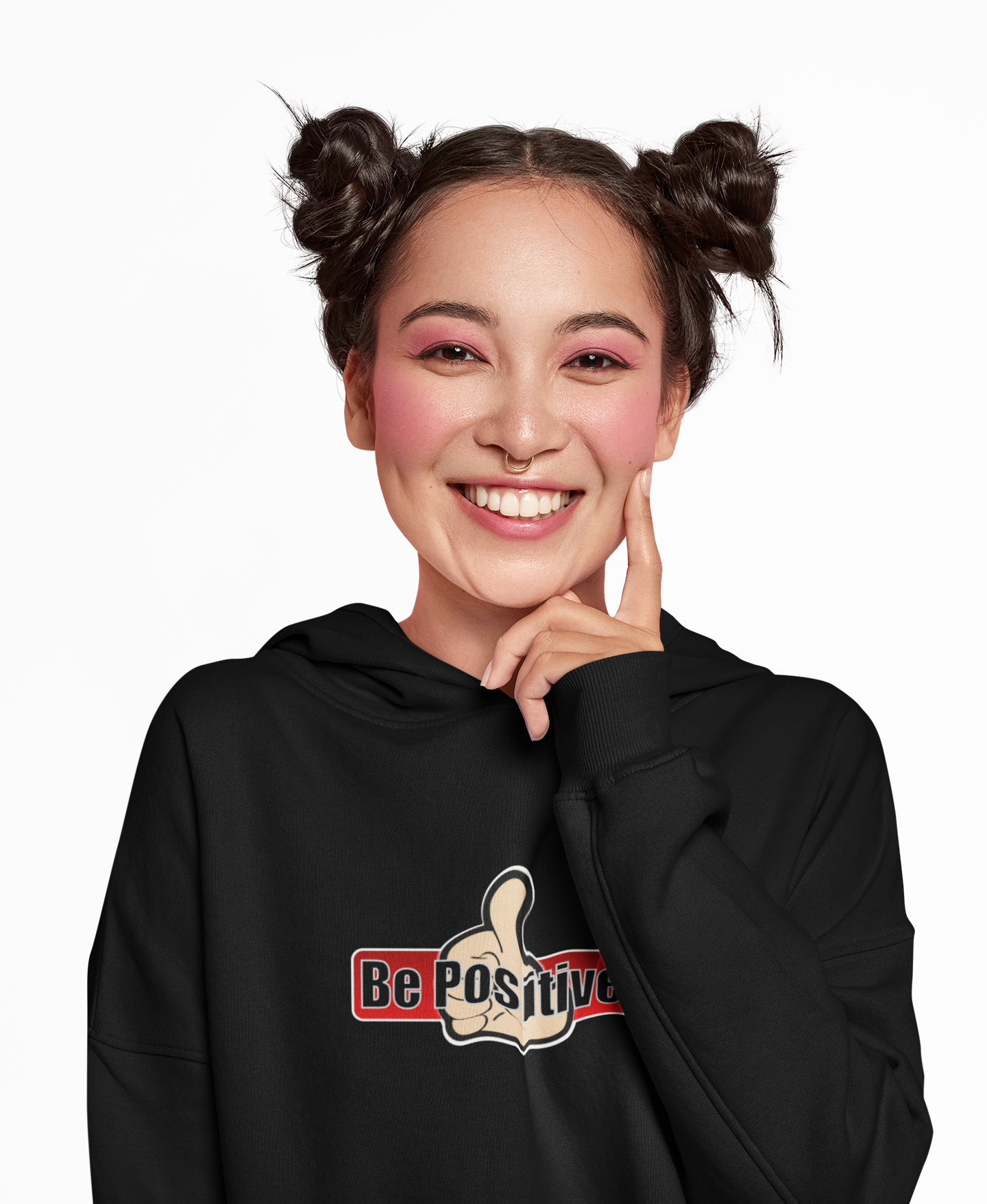 Be Positive Unisex Hoodie