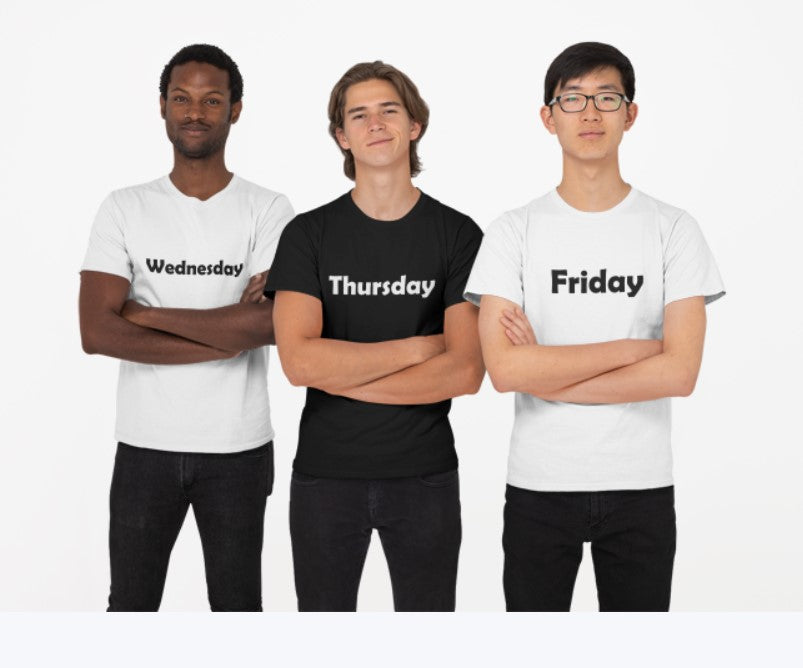 Weekdays T-shirt short sleeve crew neck white