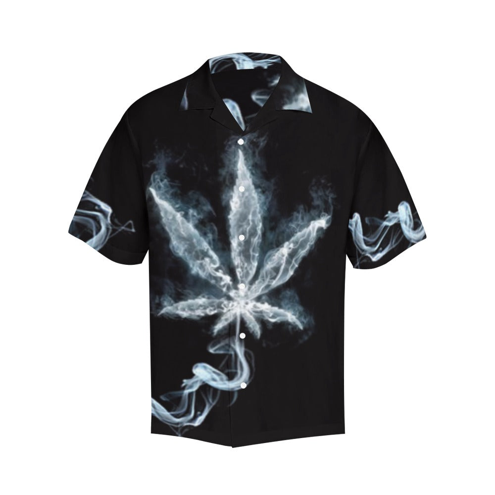 Men's Weed Smoke Hawaiian shirt Hawaiian button up Shirt