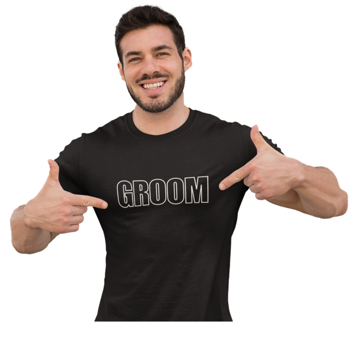 GROOM short sleeve basic regular wedding novelty t-shirt