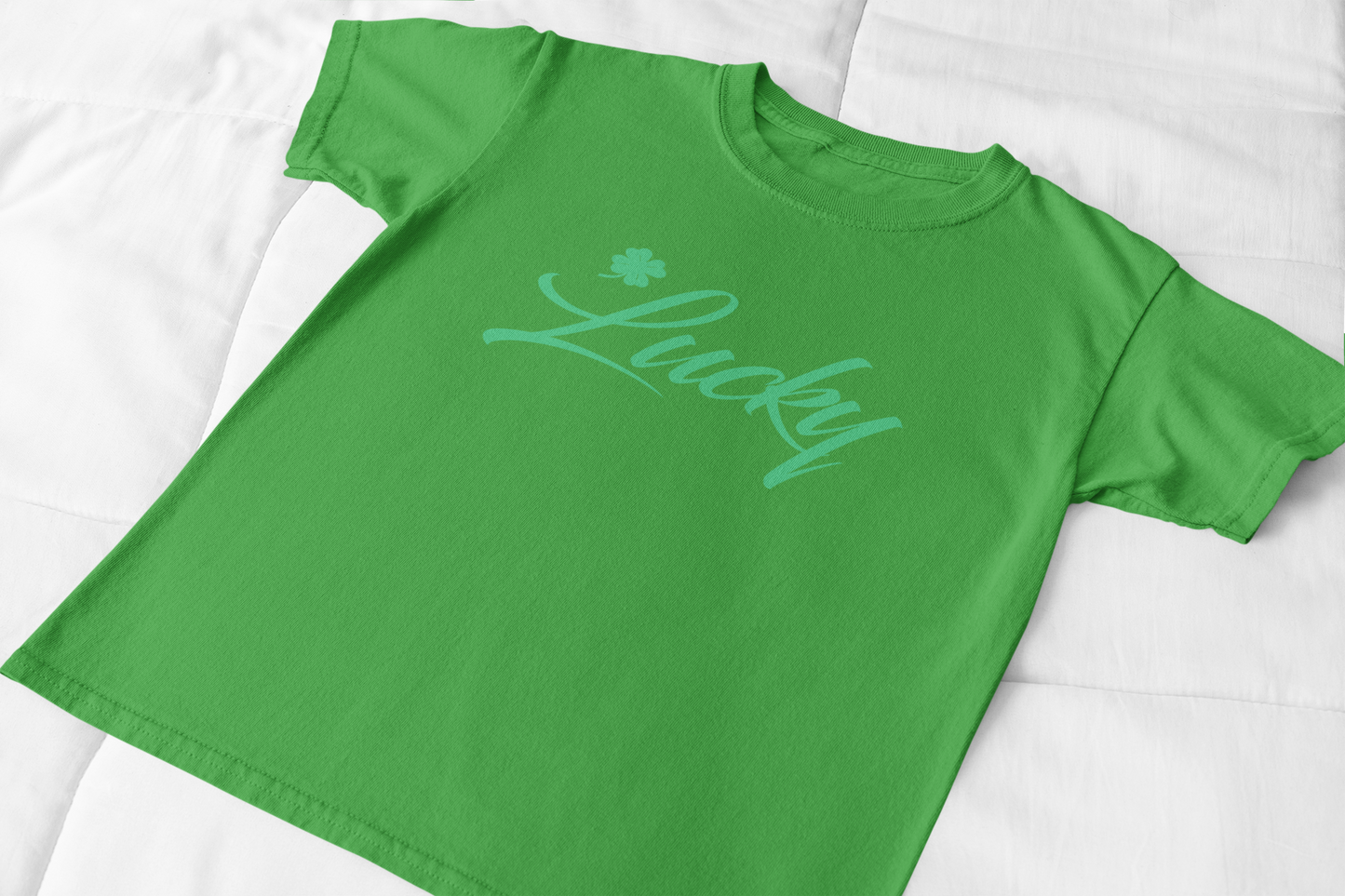Lucky Green on Green St. Patrick's day T-shirt