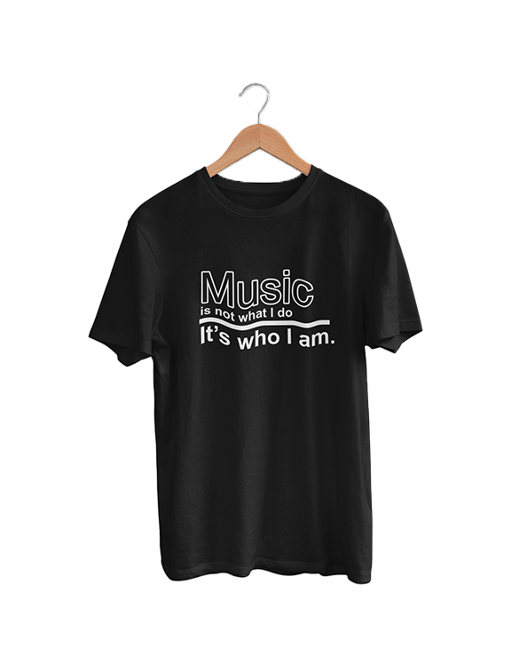 Music is Who I Am short sleeve unisex t-shirt