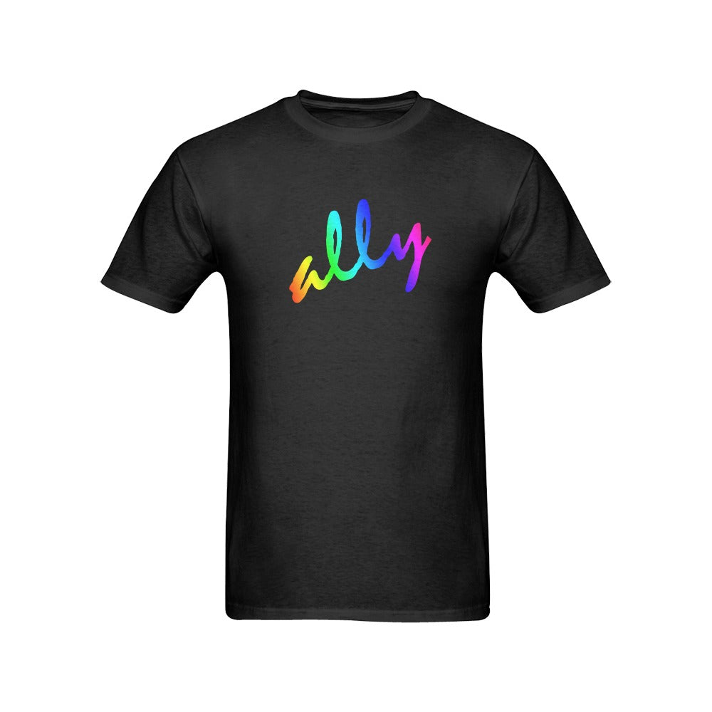 Ally pride rainbow unisex t-shirt