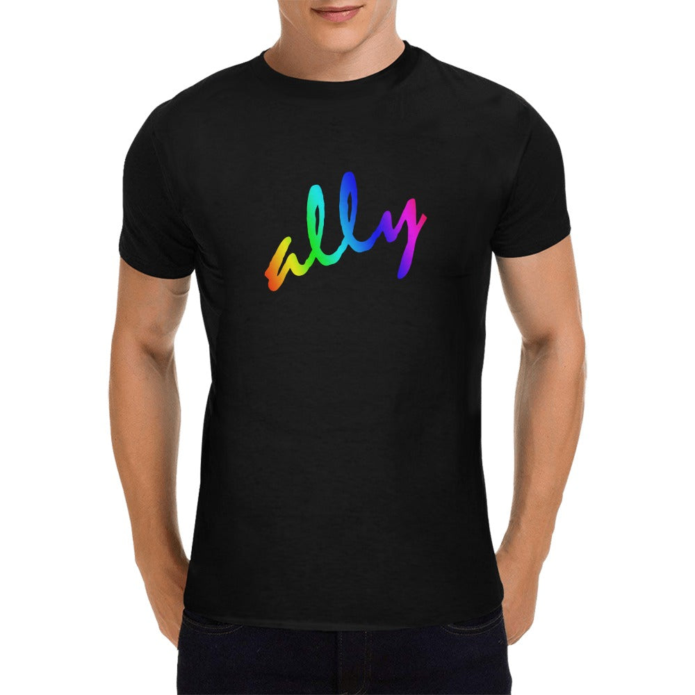 Ally pride rainbow unisex t-shirt