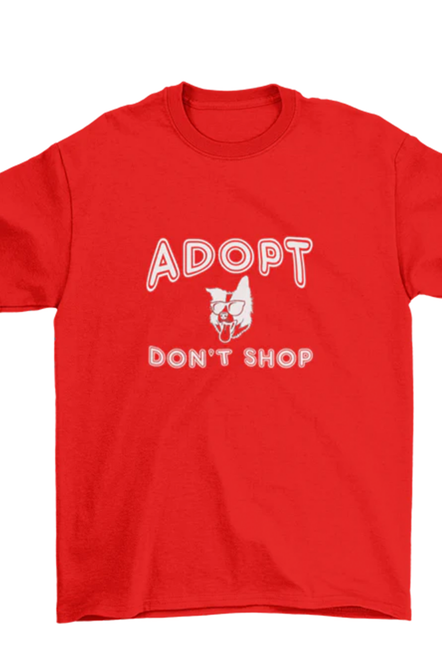 Adopt don't shop Men's Unisex short sleeve t-shirt