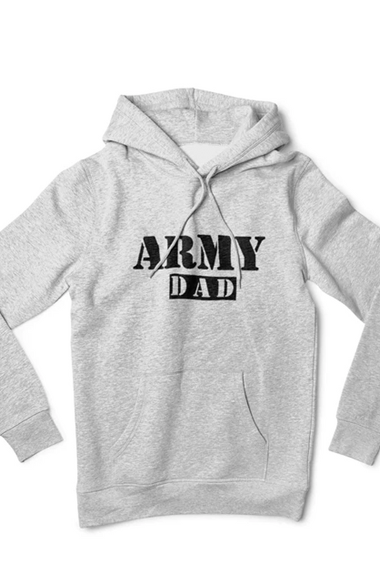 ARMY DAD long sleeve fleece hoodie