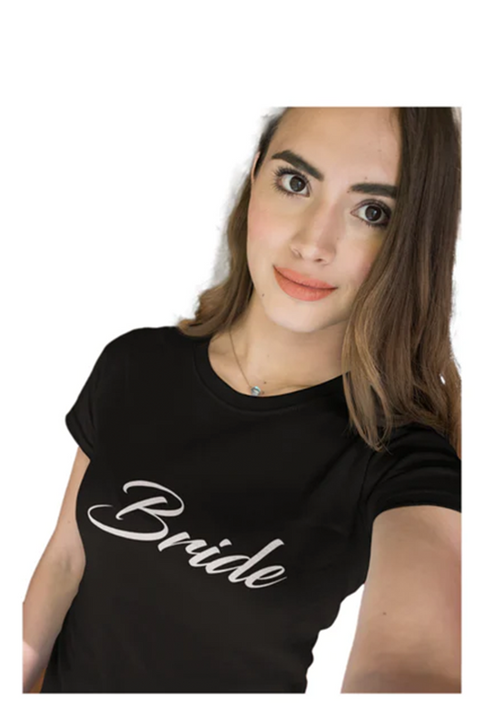 BRIDE short sleeve women's wedding novelty fitted t-shirt