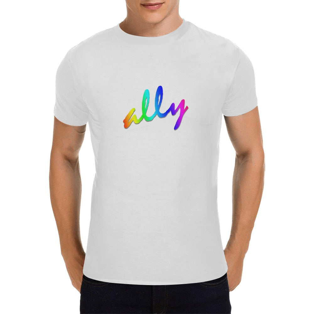 Ally pride rainbow unisex t-shirt