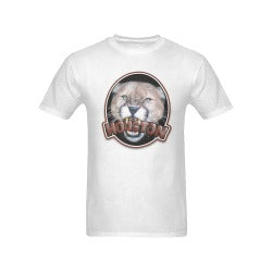 Unique Roaring Cougar Houston Pride short sleeve men's unisex t-shirt