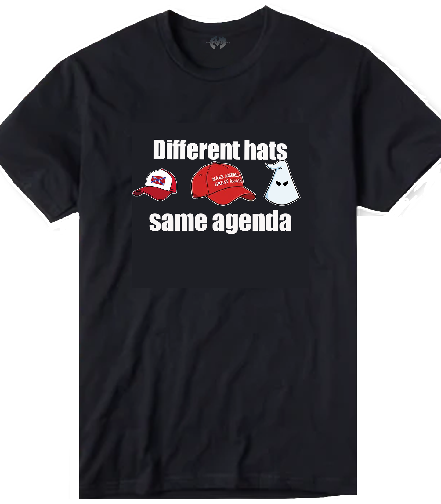 Different Hats Same Agenda Anti-Racism Political Protest Unisex T-Shirt