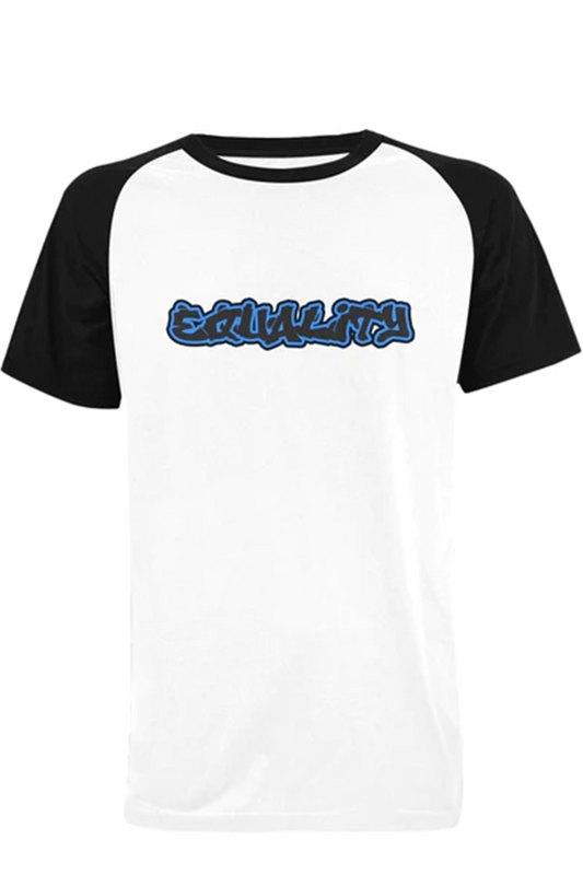 EQUALITY GRAFFITI Men's Raglan T-shirt (USA Size) (Model T11)