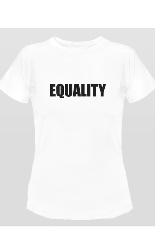 EQUALITY Simple  women's cut short sleeve t-shirt