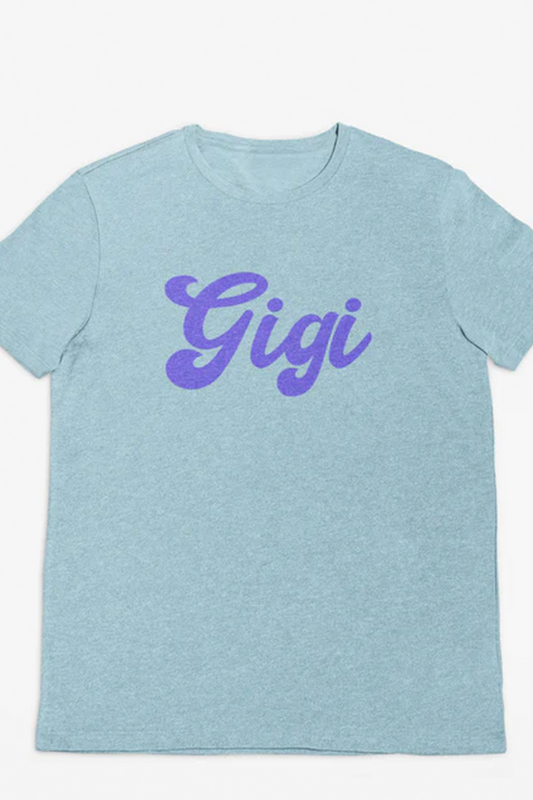 Grandma GIGI unisex crew neck short sleeve t-shirt