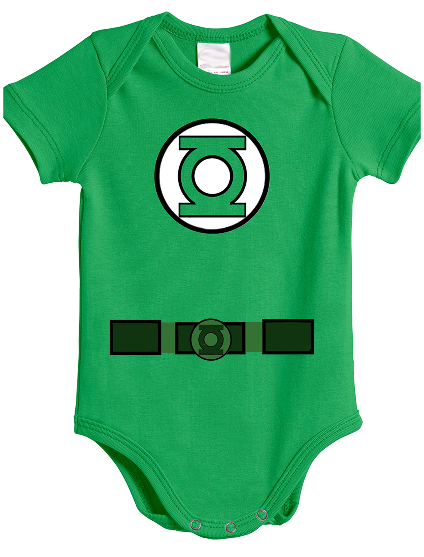 Classic superhero uniform infant onesie