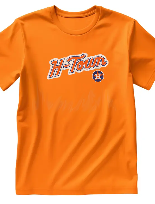 H-Town Houston baseball swag short sleeve unisex t-shirt 40% off in cart
