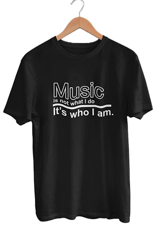 Music is Who I Am short sleeve unisex t-shirt