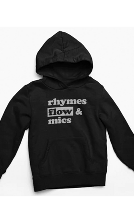 Rhymes Flow and Mics hoodie