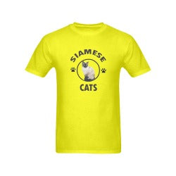 SIAMESE CATS unisex short sleeve t-shirt Men's T-Shirt