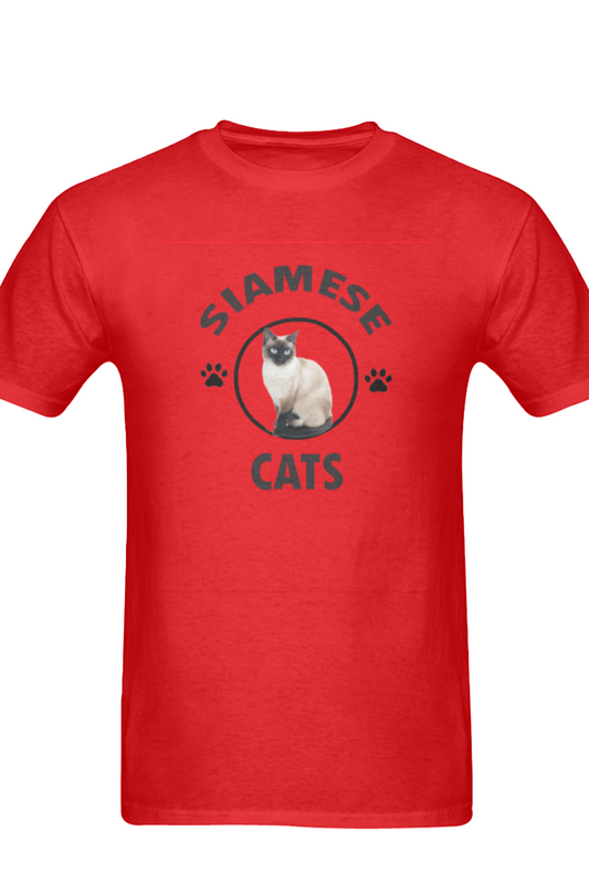 SIAMESE CATS unisex short sleeve t-shirt Men's T-Shirt