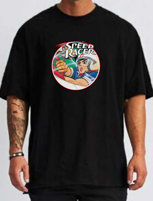 Retro Speed Racer Mach 5 Graphic Unisex T-Shirt – Vintage Anime Racing Tee