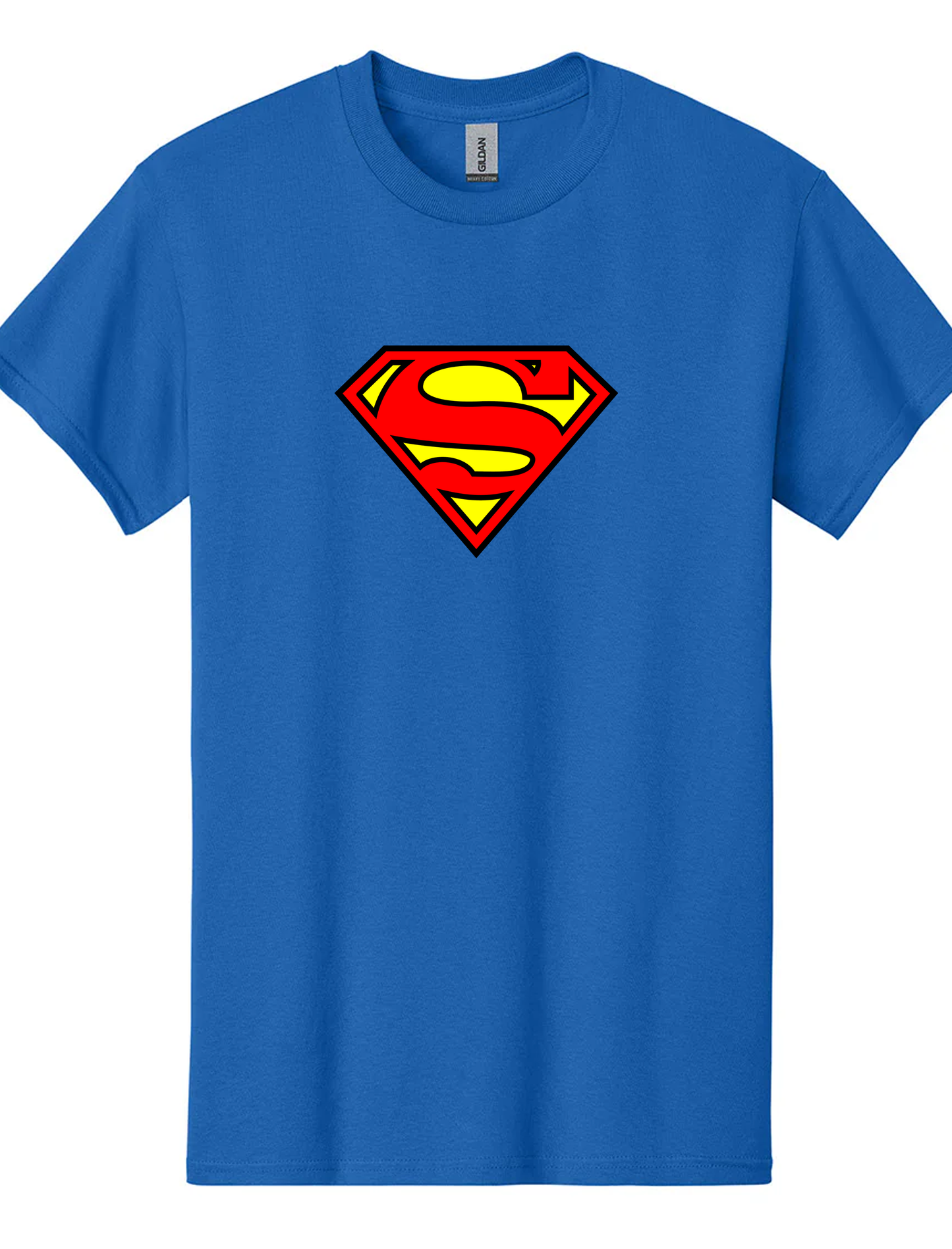 Vintage style Superhero Logo Collage Unisex Cotton T-Shirt