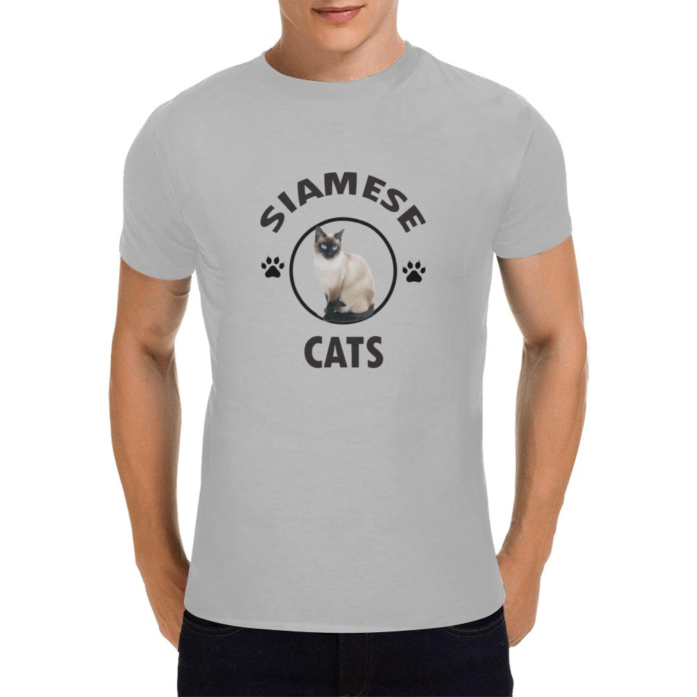 SIAMESE CATS unisex short sleeve t-shirt Men's T-Shirt