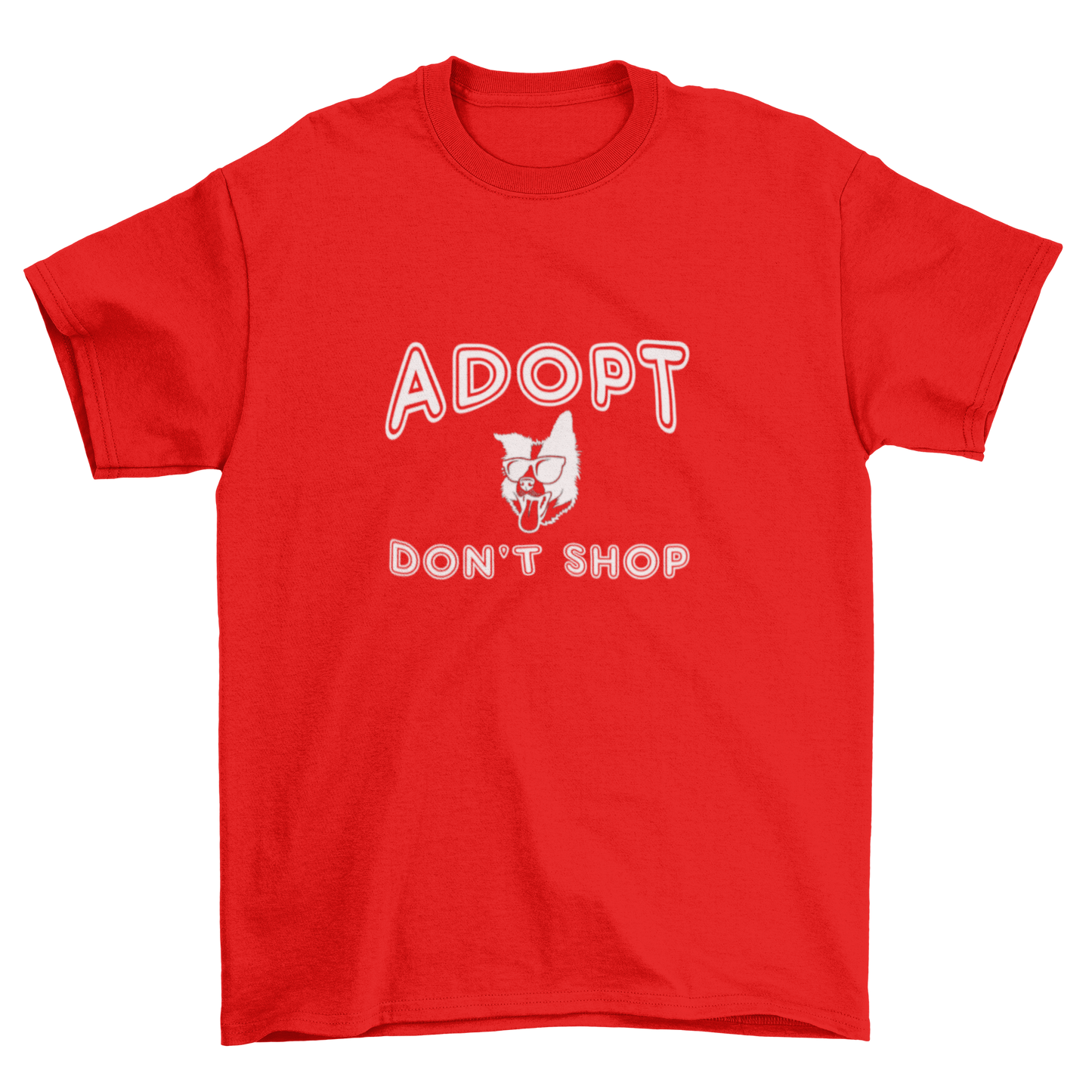 Adopt don't shop Men's Unisex short sleeve t-shirt