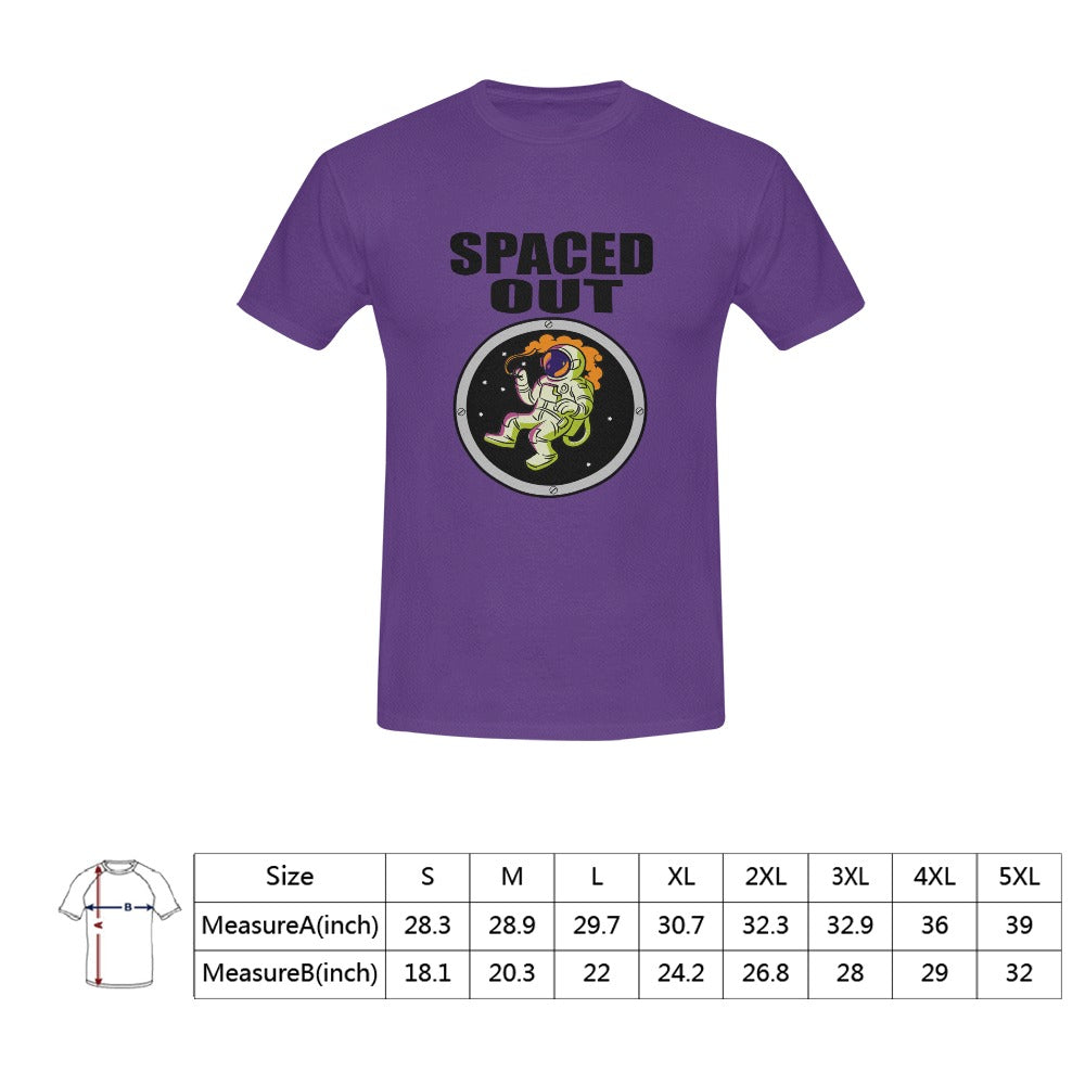 SPACED OUT420 weed short sleeve unisex t-shirt Men's