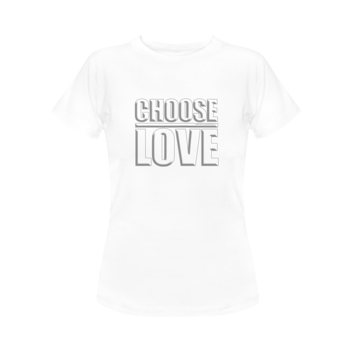 Choose Love short sleeve women's t-shirt