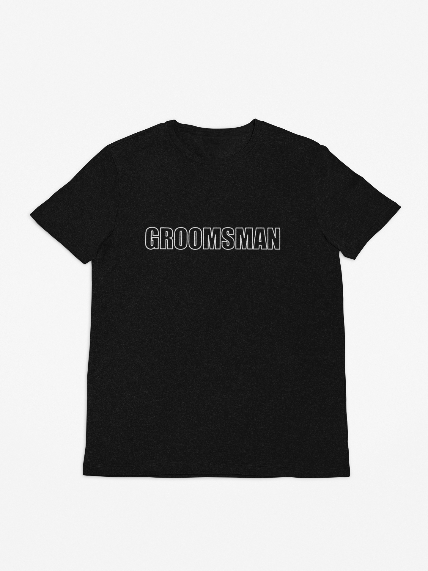GROOMSMAN Wedding Party short sleeve men's unisex T-Shirt Artistic Monopoly