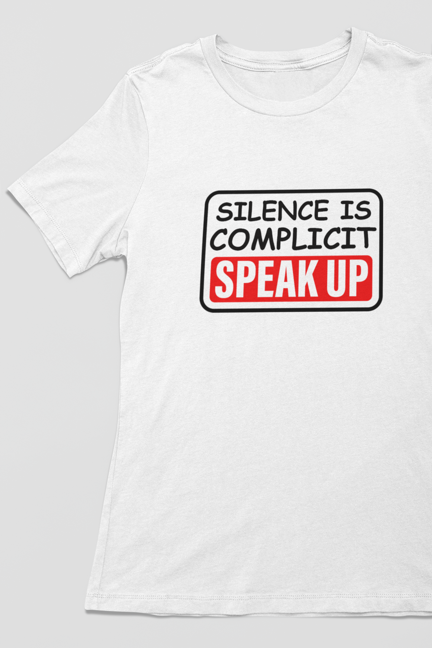 Silence Is Complicit unisex t-shirt short sleeve